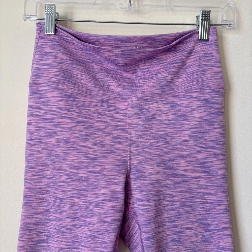 Outdoor Voices Flow High Waist 7/8 Leggings Small Spacedye Hyacinth Purple - Picture 3 of 10